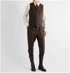 Kingsman - Oxford Wool-Tweed Waistcoat - Brown