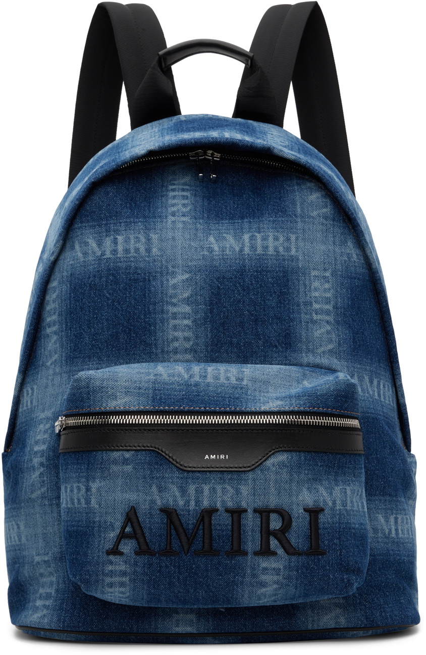 AMIRI Blue Classic Faded Backpack Amiri