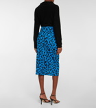 Diane von Furstenberg - Garcel leopard-print midi skirt