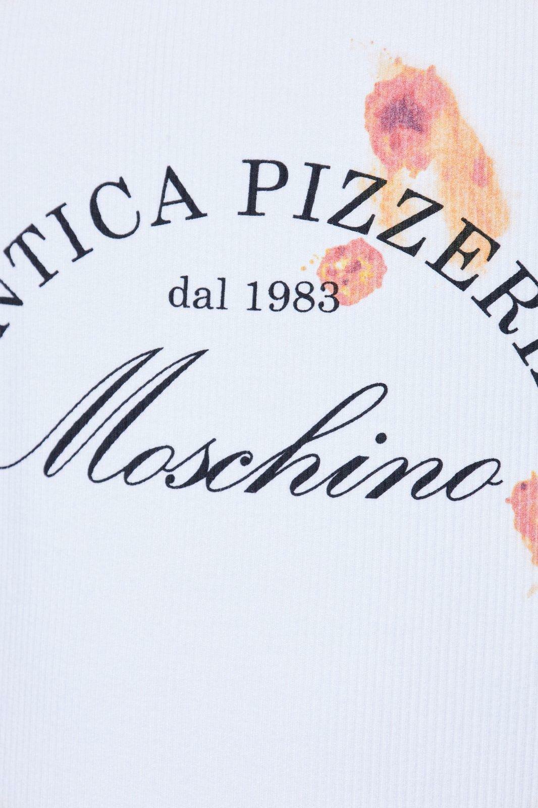 Moschino Antica Pizzeria Knit Tank Top