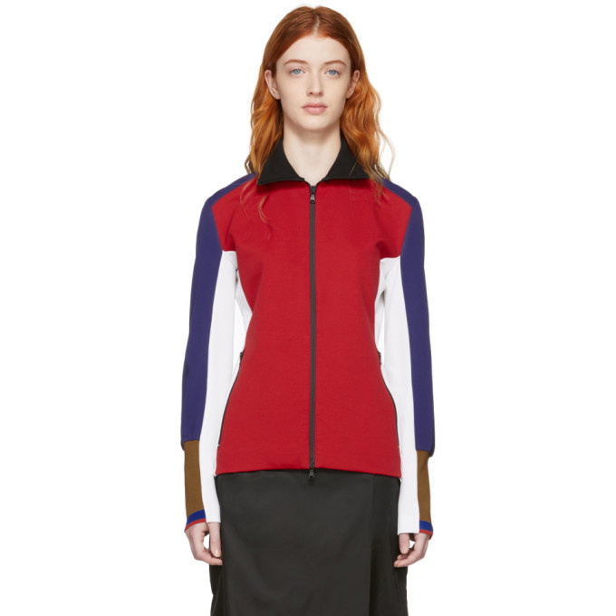 Photo: Marni Red Colorblock Zip-Up Jacket