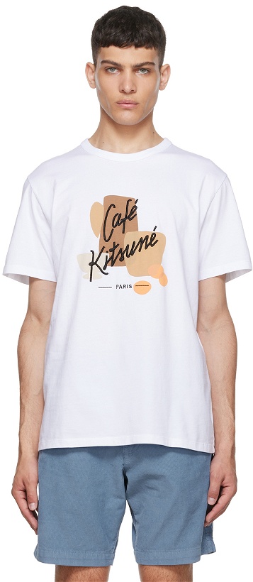 Photo: Maison Kitsuné White Coffee Composition T-Shirt