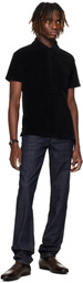 TOM FORD Black Towelling Polo