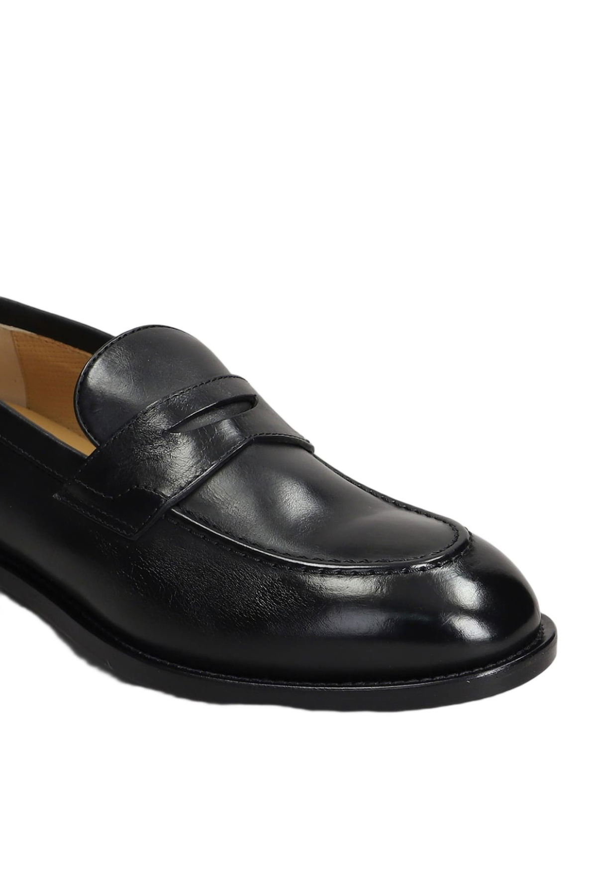Henderson Baracco Loafers In Black Leather