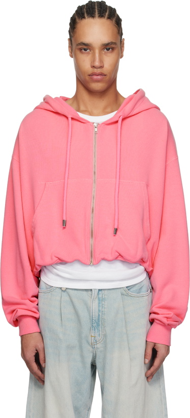 Photo: R13 Pink Balloon Zip-Up Hoodie