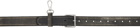 MM6 Maison Margiela Black Pin-Buckle Belt