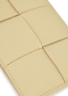 Bottega Veneta Intreccio Sand Leather Card Holder