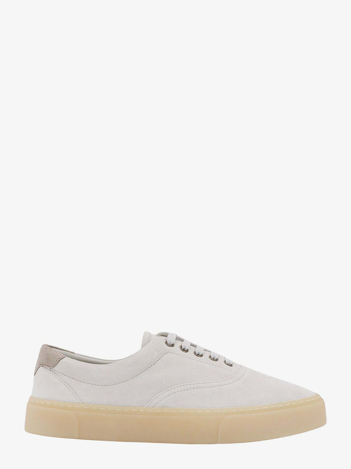 Brunello Cucinelli White Nylon Low Top Sneakers