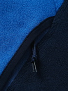 Nike - ACG Wolf Tree Colour-Block Polartec® Fleece Hooded Jacket - Blue