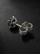 David Yurman - Sterling Silver, 18-Karat Gold and Diamond Single Earring