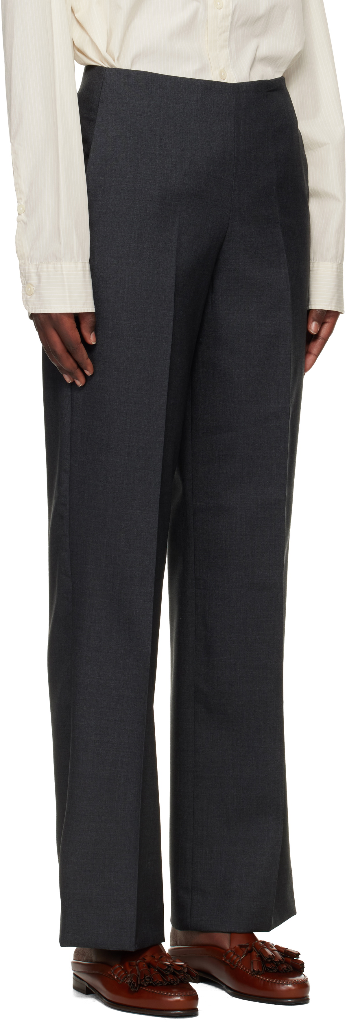 mfpen Gray Taper Trousers