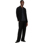 HOMME PLISSÉ ISSEY MIYAKE Black Tuxedo Pleats Blazer