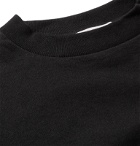 Palm Angels - Pin My Heart Appliquéd Loopback Cotton-Jersey T-Shirt - Black