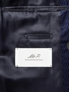 Mr P. - Double Breasted Cotton and Cashmere-Blend Corduroy Blazer - Blue