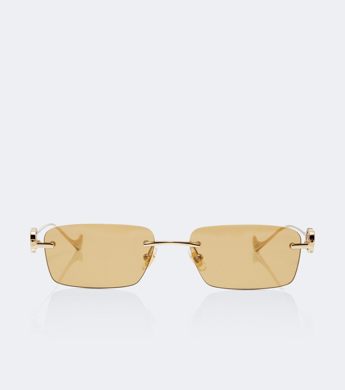 Valentino Bejewelled VLogo rectangular sunglasses