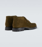 Gucci Horsebit suede ankle boots