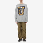 Undercover Men's U Print Crew Sweat in TopGrey