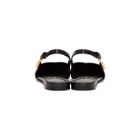 Versace Black Medusa Safety Pin Loafers