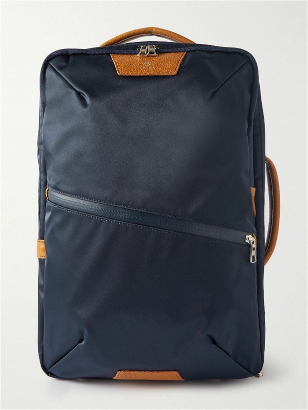 Photo: Master-Piece - Progress 2Way Leather-Trimmed Nylon-Twill Backpack