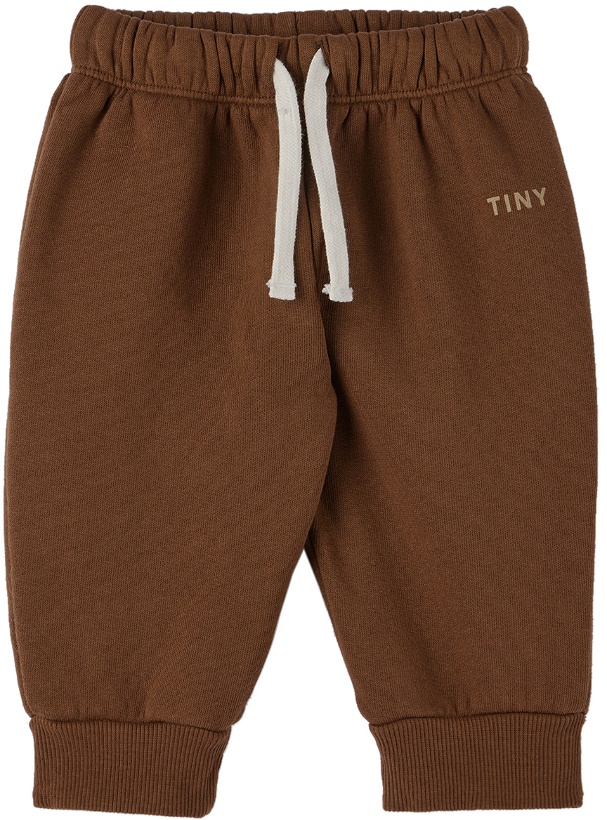Photo: TINYCOTTONS Baby Brown Logo Lounge Pants