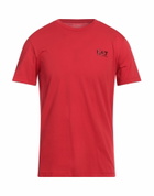Ea7 Mens T-shirt in Red