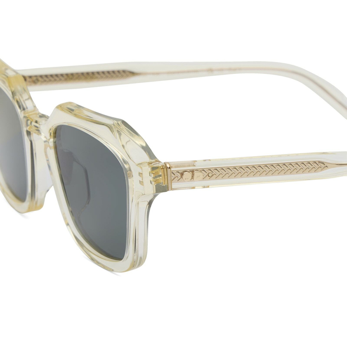 Oscar Deen Diego Sunglasses in Champagne/Green 
