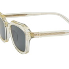 Oscar Deen Diego Sunglasses in Champagne/Green 