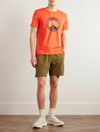 Cotopaxi - Sunny Side Printed Organic Cotton-Blend Jersey T-Shirt - Orange