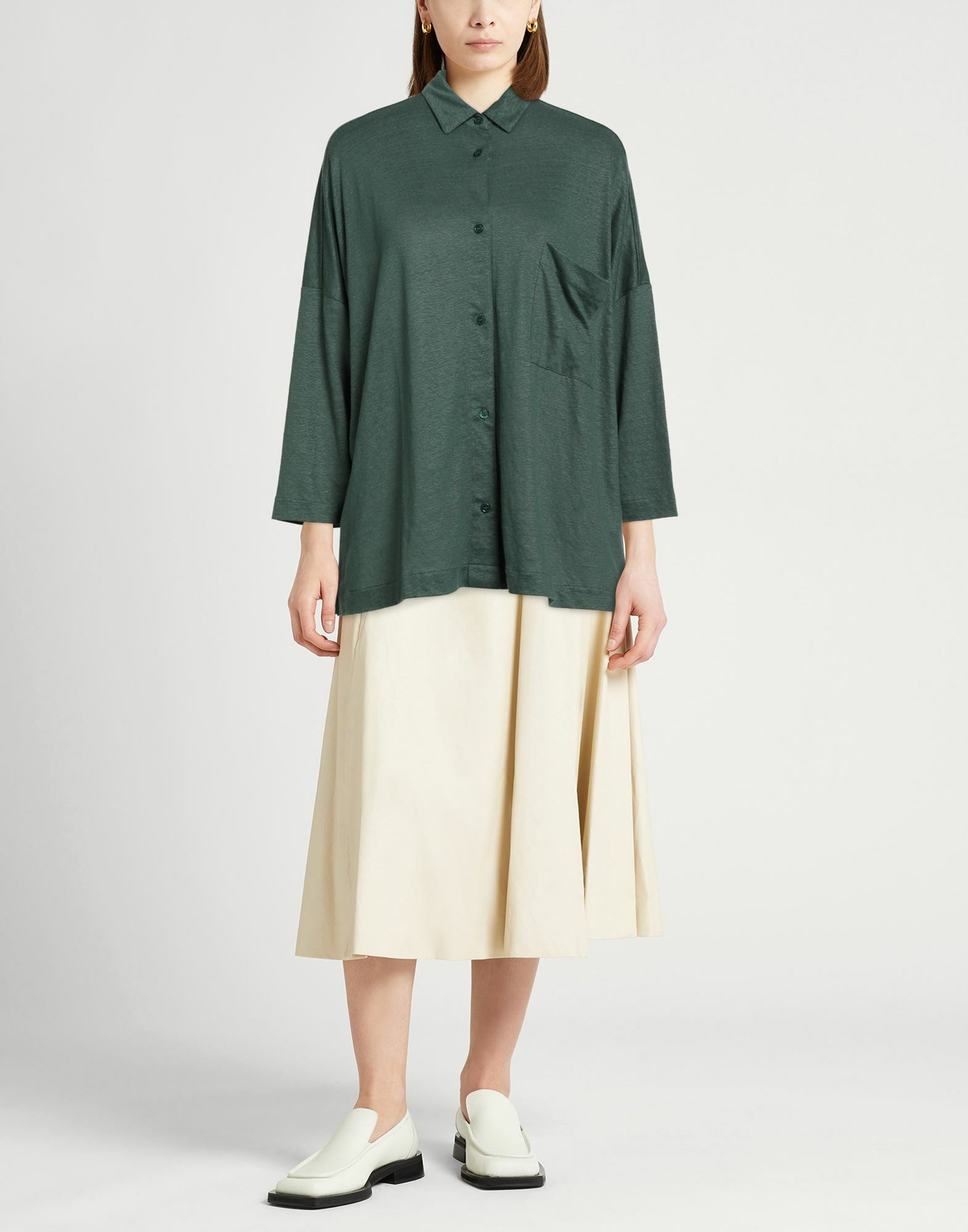 Majestic Filatures Womens Shirt in Green