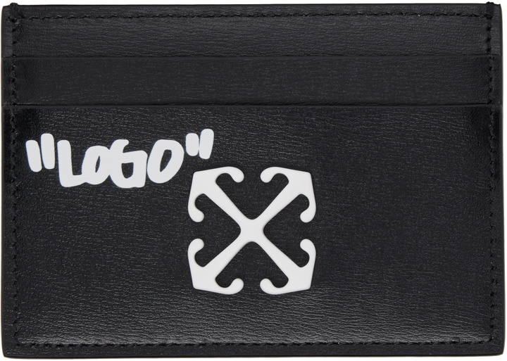 Photo: Off-White Black Jitney Quote Card Holder