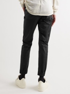 Rick Owens - Bauhaus Slim-Fit Tapered Leather Drawstring Cargo Trousers - Black