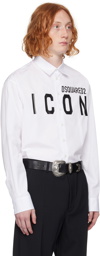 Dsquared2 White 'Be Icon' Shirt