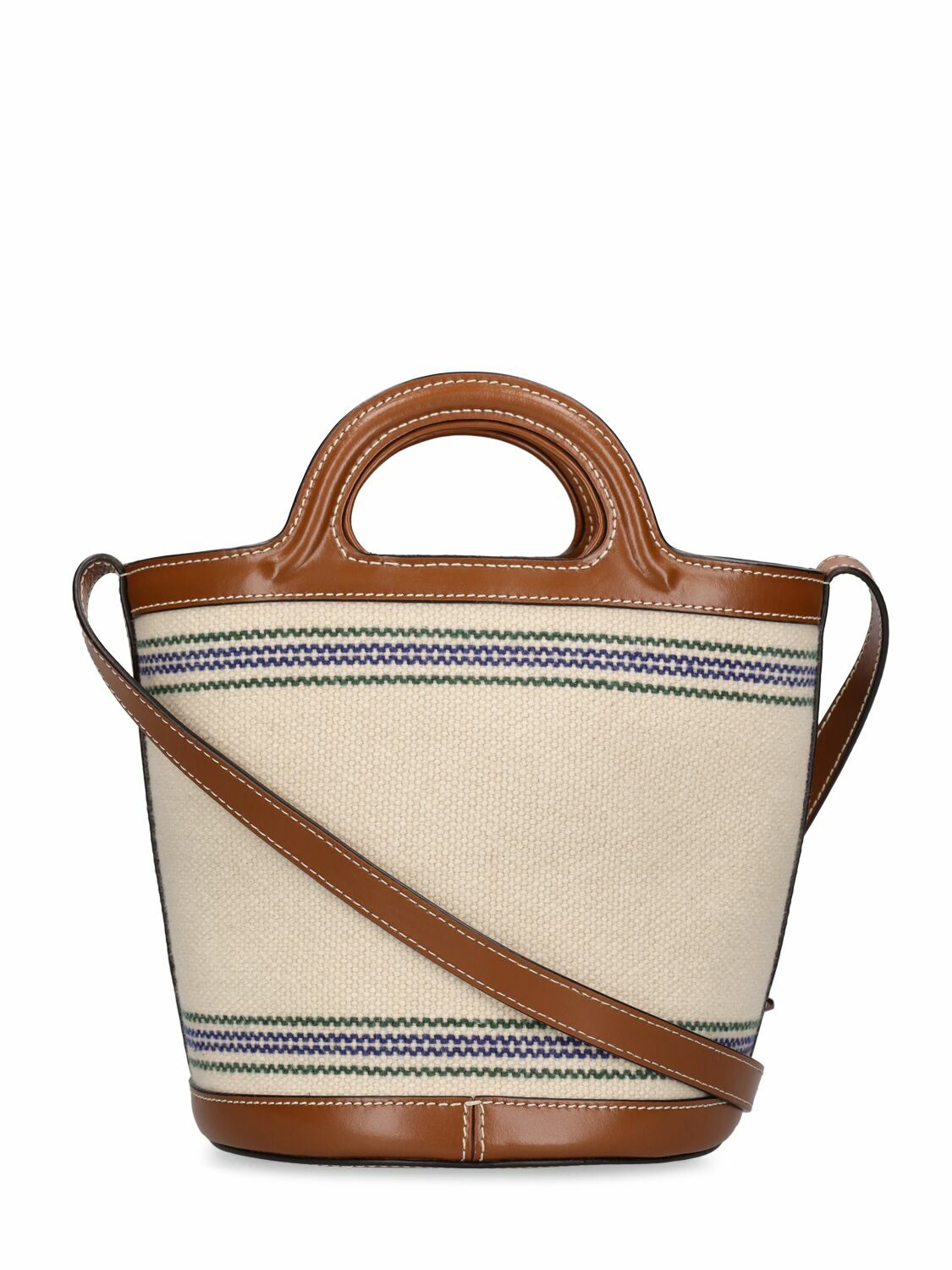 MARNI - Mini Tropicalia Canvas Bucket Bag Marni
