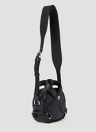 Courrèges - Mini Loop X Shoulder Bag in Black