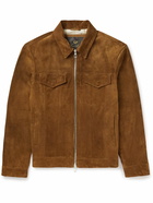 Loro Piana - Suede Trucker Jacket - Brown