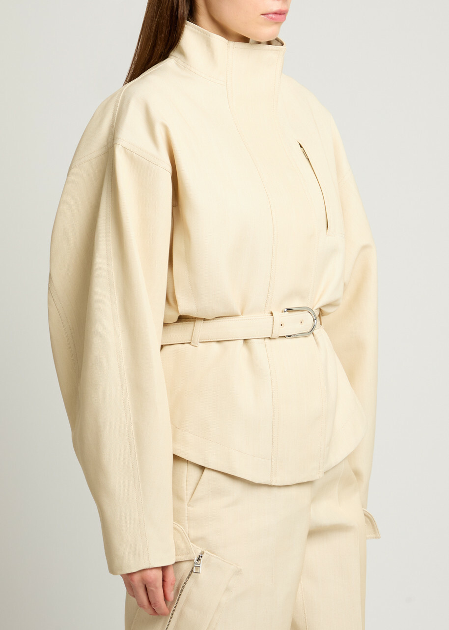 Jacquemus La Veste Ciro Canvas Jacket Beige