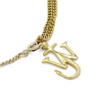 JW Anderson Women's Anchor Logo Pendant Bracelet in Yellow