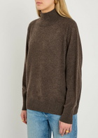 Reformation Merritt Turtleneck Cashmere Jumper Brown