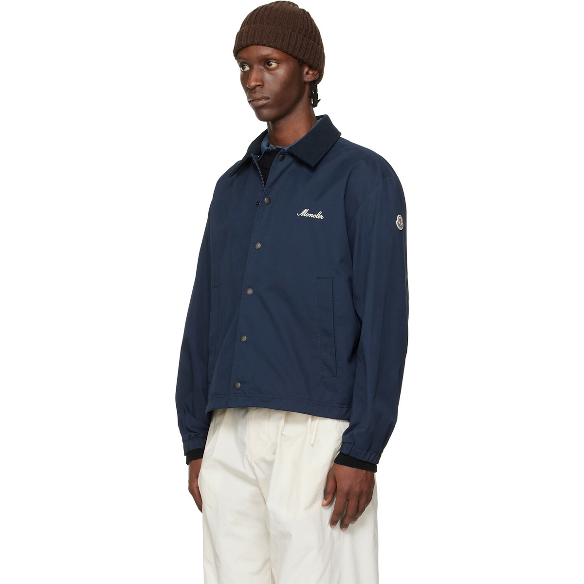 Moncler Navy Arinell Shirt Jacket
