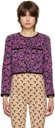 Marine Serre Pink Boxy Tailored Jacket