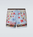 Dolce&Gabbana Printed swim trunks