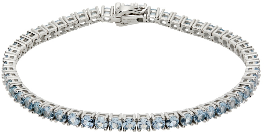 Hatton Labs Silver Marina Tennis Bracelet