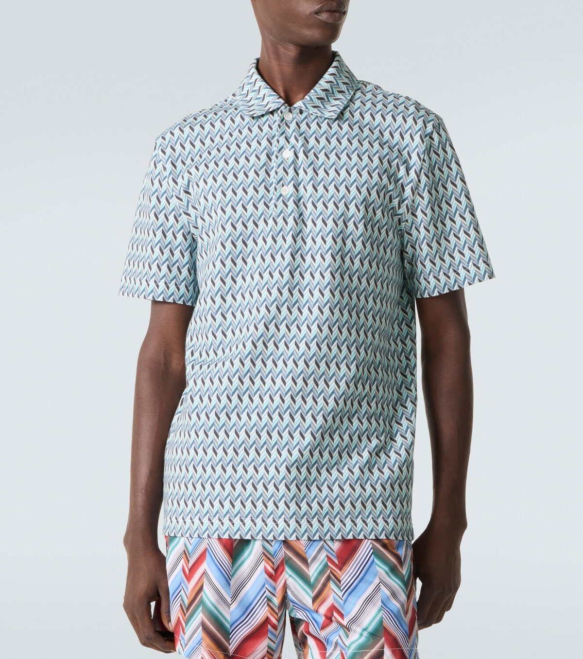 Missoni Zigzag cotton polo shirt