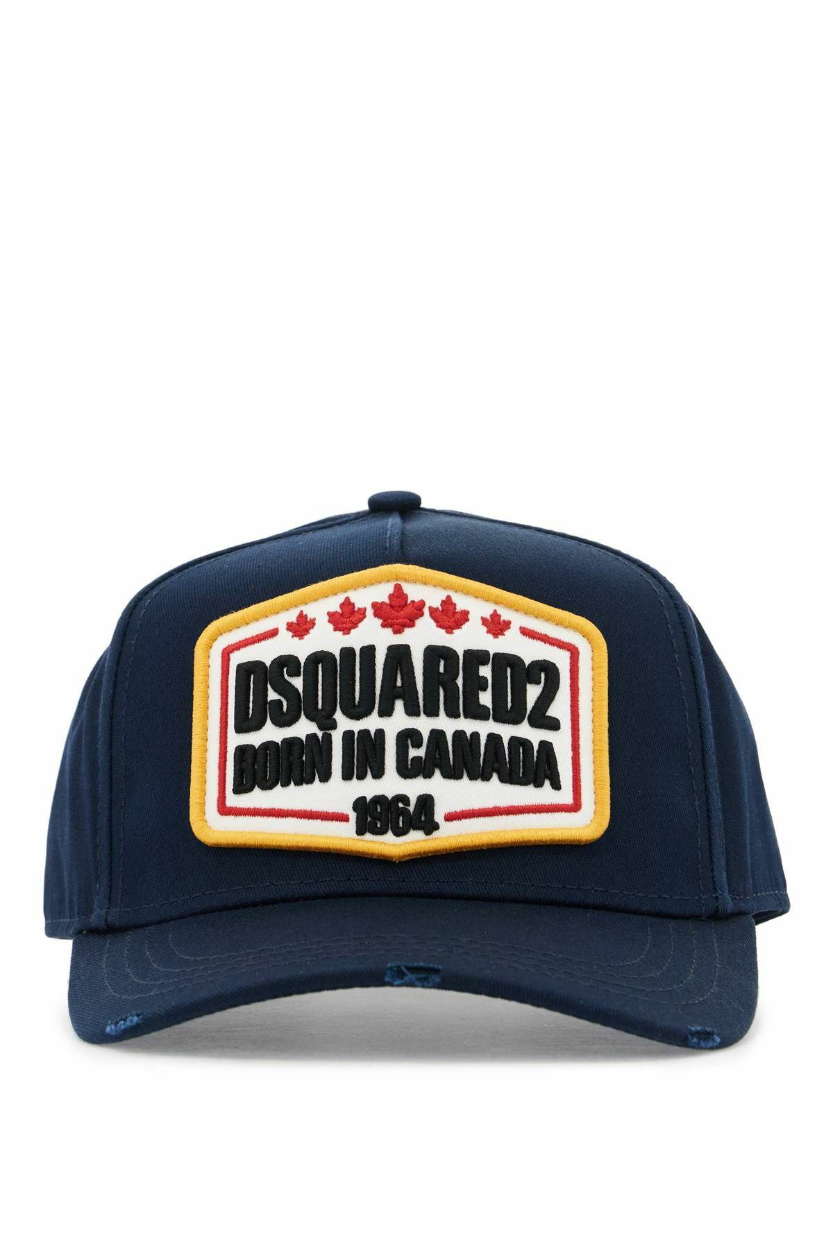 DSQUARED2 baseball cap with logo patch Blue Dsquared2