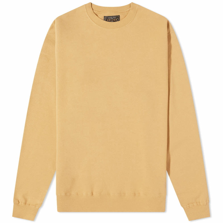 Photo: Beams Plus Men's Athletic Crew Sweat in Khaki