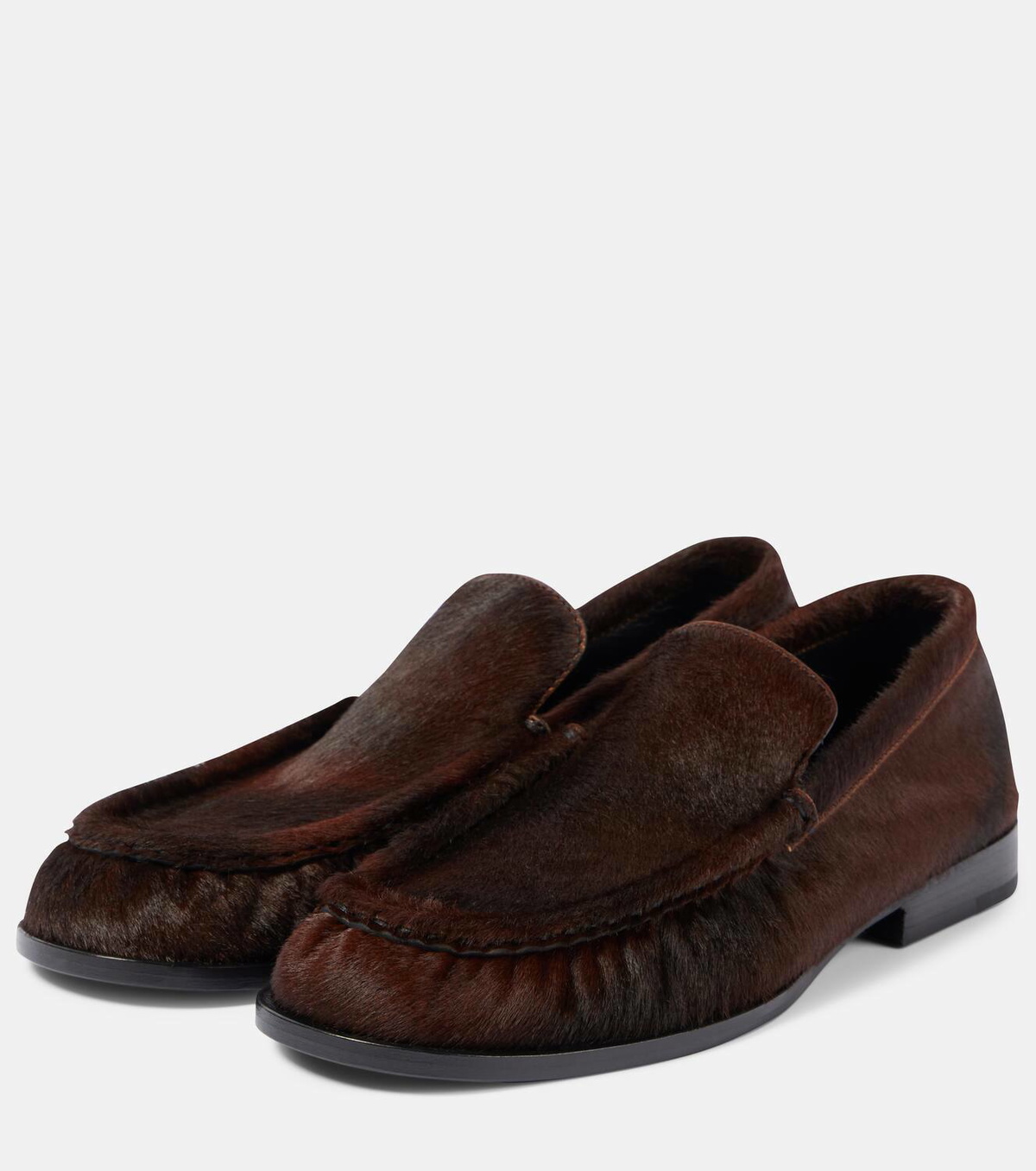 Dries Van Noten Calf hair loafers