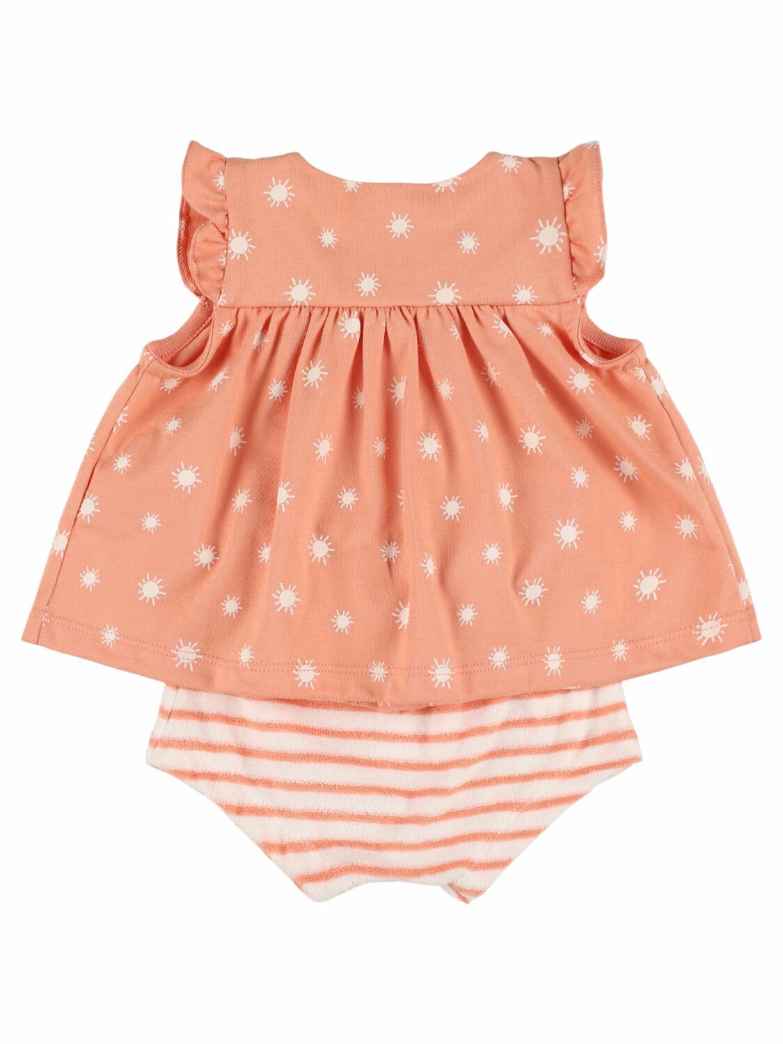 PETIT BATEAU Cotton Jersey Top & Diaper Cover