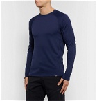 Patagonia - Capilene Slim-Fit Fleece-Back Jersey T-Shirt - Blue