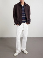 Paul Smith - Striped Merino Wool Polo Sweater - Blue