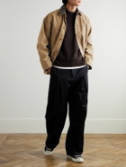 OrSlow - Corduroy-Trimmed Cotton-Canvas Chore Jacket - Brown